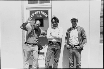 Three of the ROP Partners--Fred Todd, Jack Jackson and Gilbert Shelton--Outside 